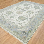 Ivory Bloom Oushak Rug