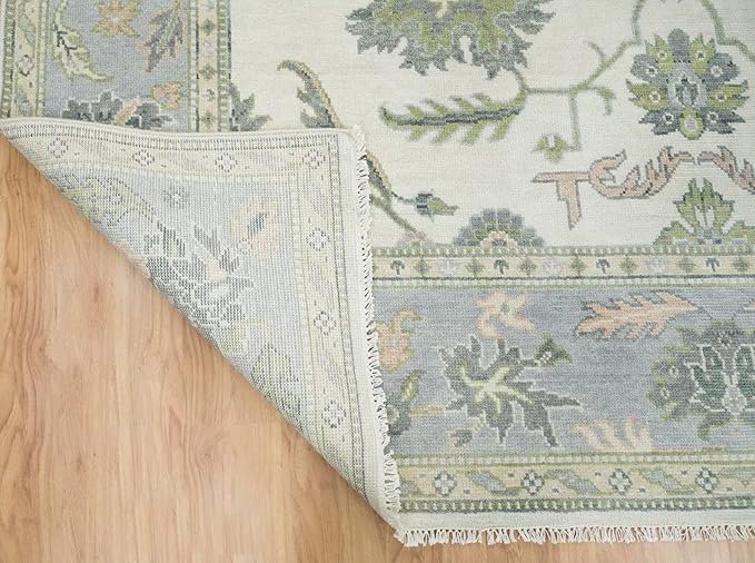 Ivory Bloom Oushak Rug