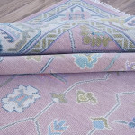 Shadow Grey Oushak Hand Knotted Rug