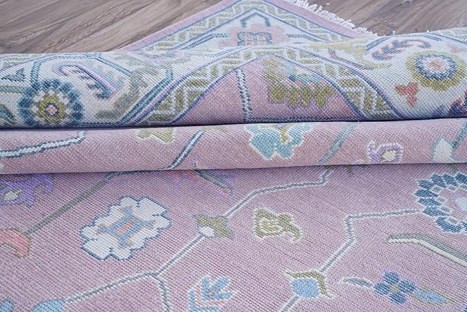 Shadow Grey Oushak Hand Knotted Rug