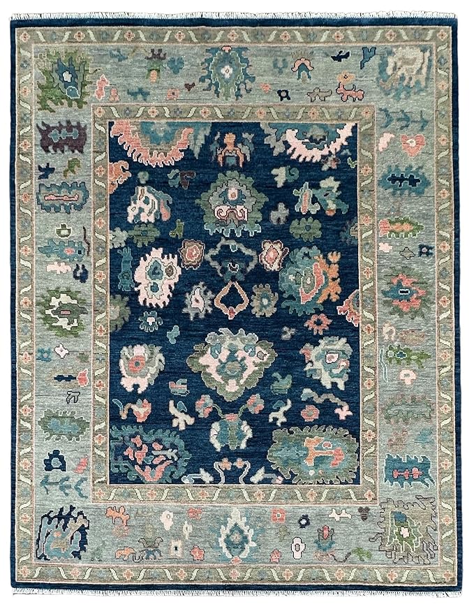 Olive Grove Oushak Hand Knotted Rug