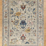 Mediterranean Sky Oushak Rug