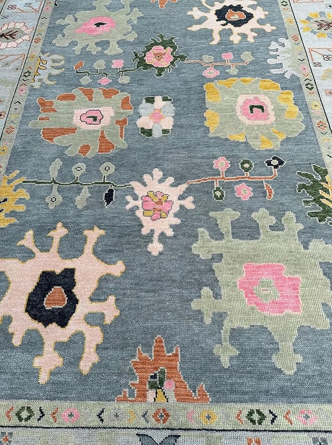 Crimson Glory Oushak Rug