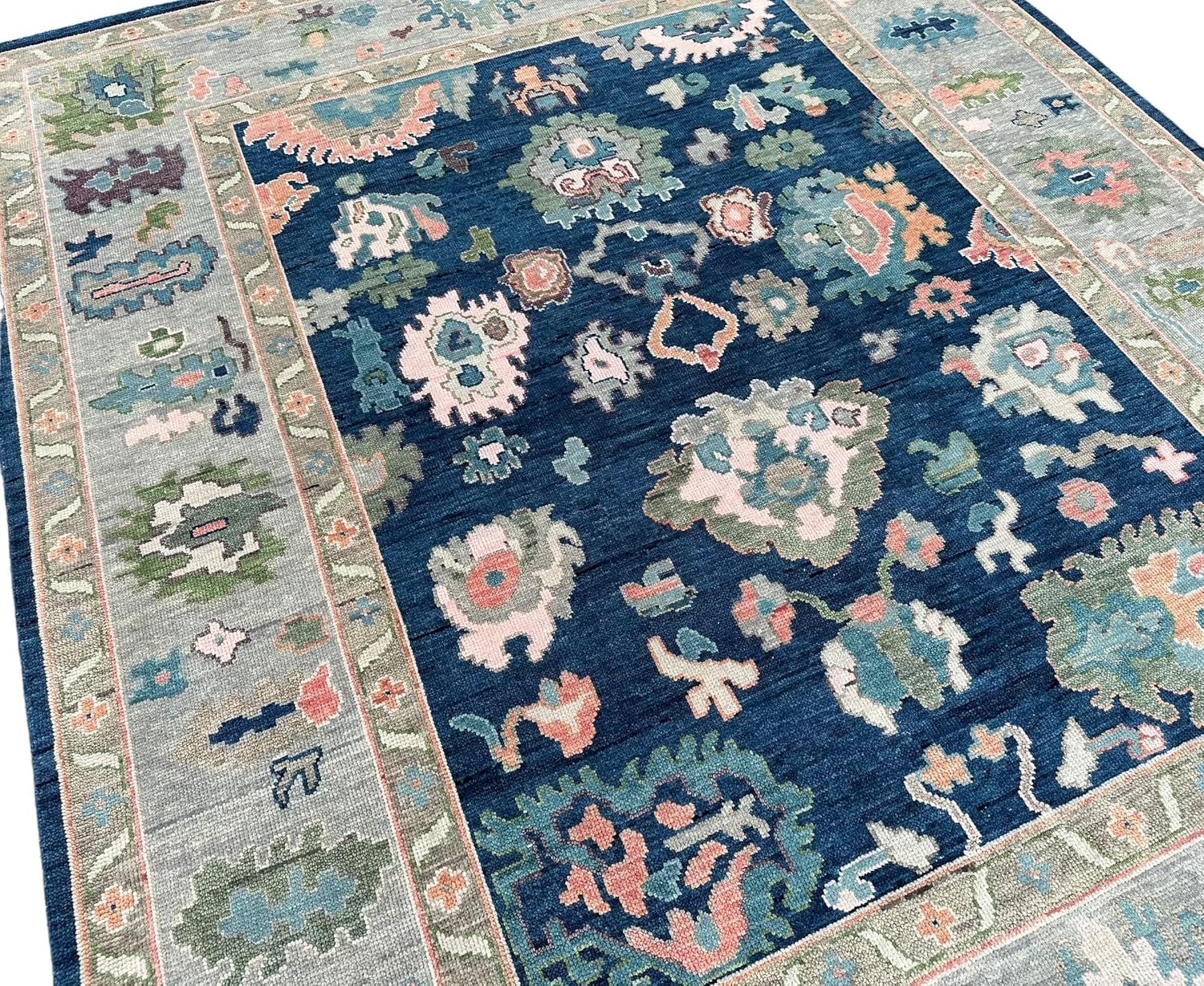 Olive Grove Oushak Hand Knotted Rug