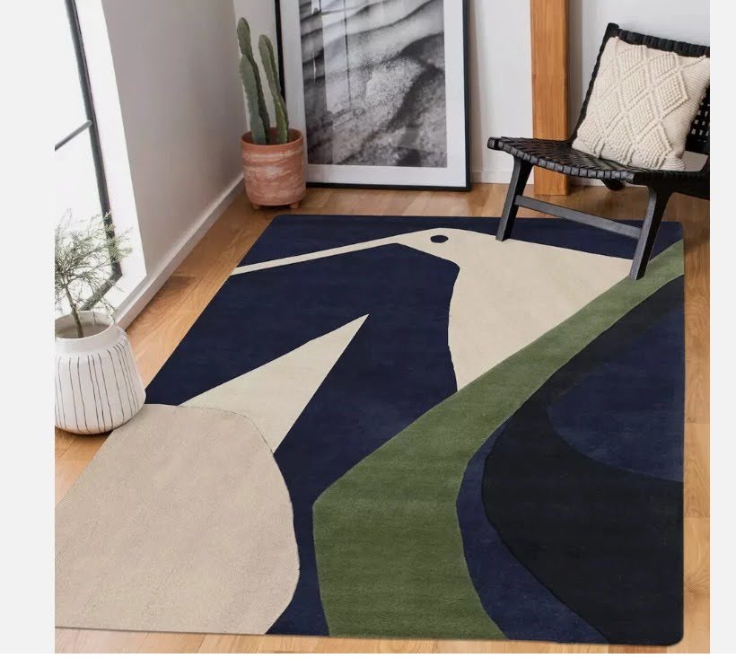 Geometric Hand Tufted Rug