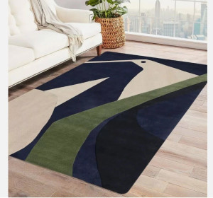 Geometric Hand Tufted Rug