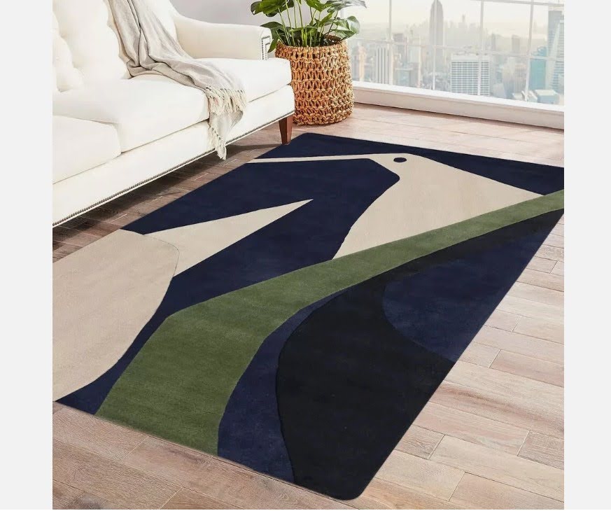 Geometric Hand Tufted Rug