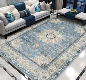 Modern Flame Machine Rug