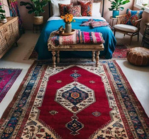 Zen Fade Machine Knot Rug