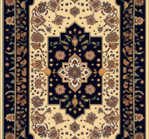 Plush Geo Machine Knot Rug