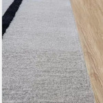 Shadow Line Grey Tufted Rug