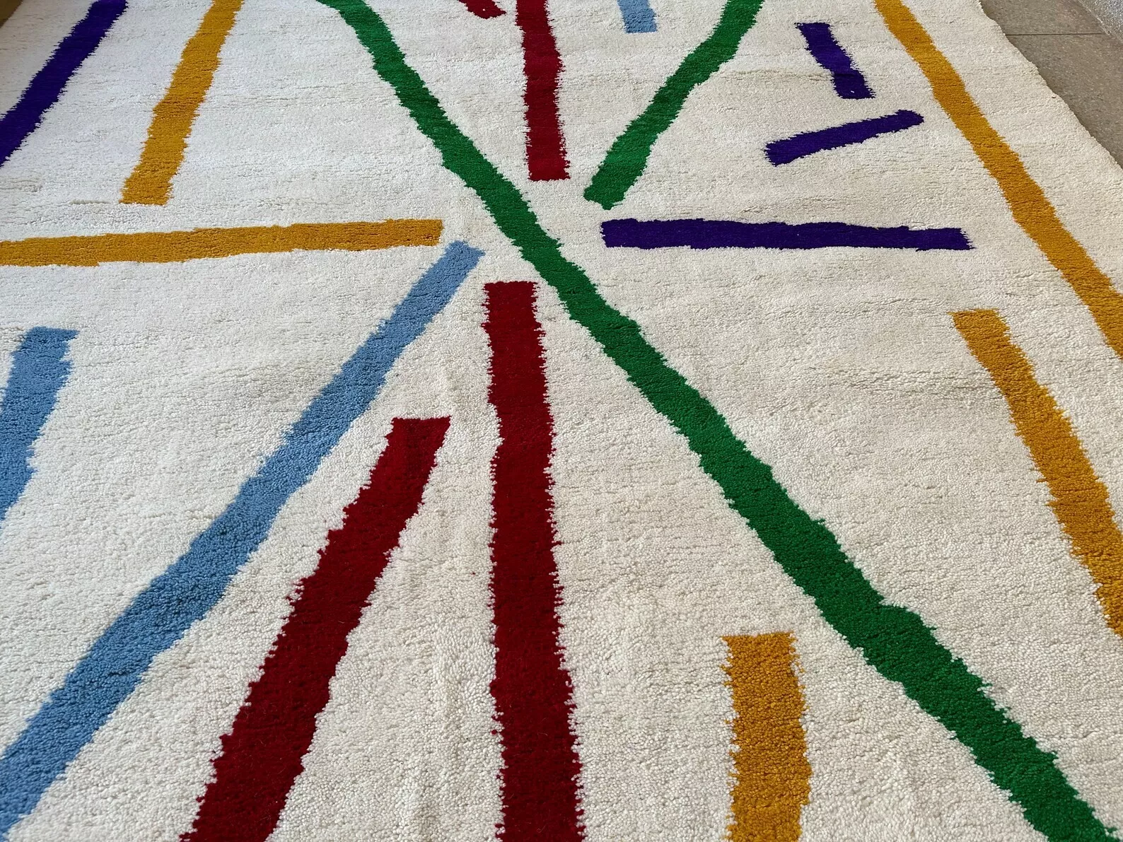 Sahara Moonlight Hand Knotted Rug