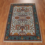 Diamond Crest Oushak Hand Knotted Rug