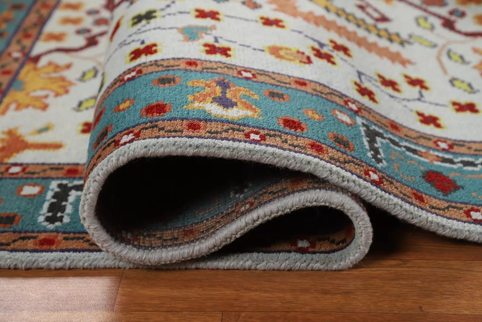 Diamond Crest Oushak Hand Knotted Rug