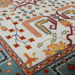 Diamond Crest Oushak Hand Knotted Rug