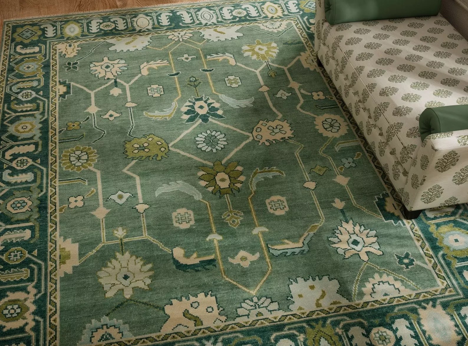 Heritage Vine Oushak Rug