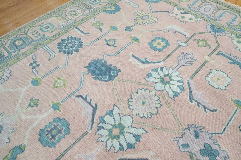 Frosted Elegance Oushak Rug