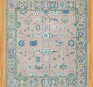 Frosted Elegance Oushak Rug