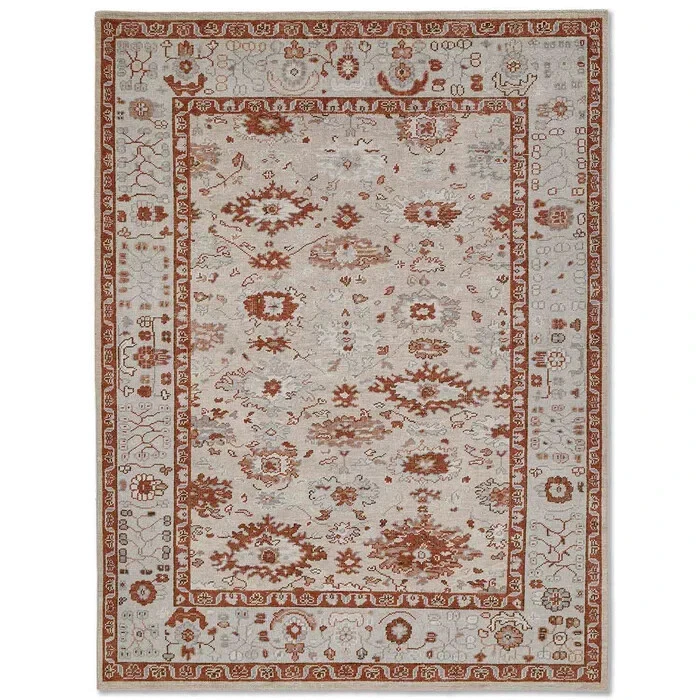 Blush Garden Oushak Rug